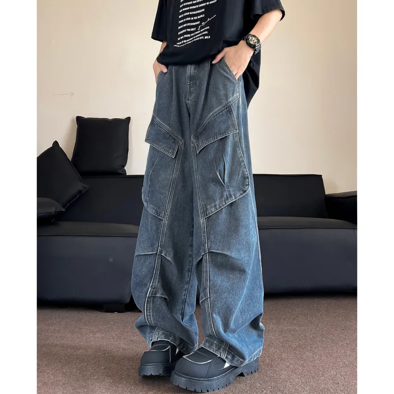 JUNGLE PANDA Jeans Unisex Black-7