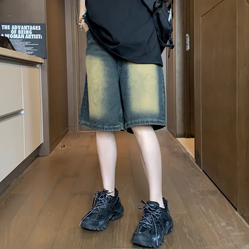 JUNGLE PANDA Denim Shorts Unisex-4