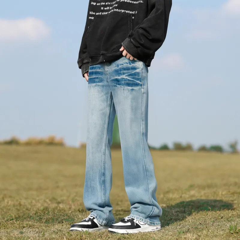 JUNGLE PANDA Jeans Unisex Blue-5