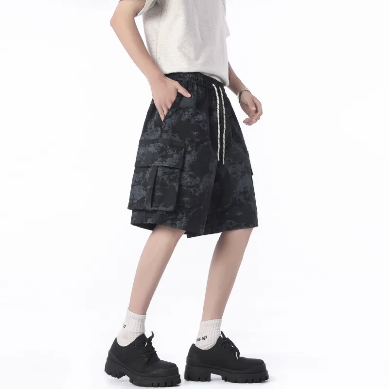 JUNGLE PANDA Cargo Shorts Unisex-14