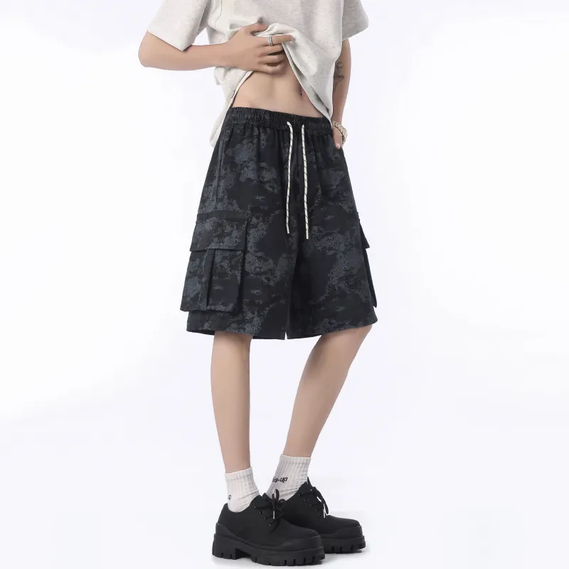 JUNGLE PANDA Cargo Shorts Unisex-13