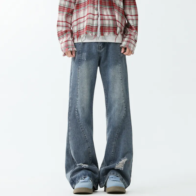 JUNGLE PANDA Jeans Unisex Rusty Red-2