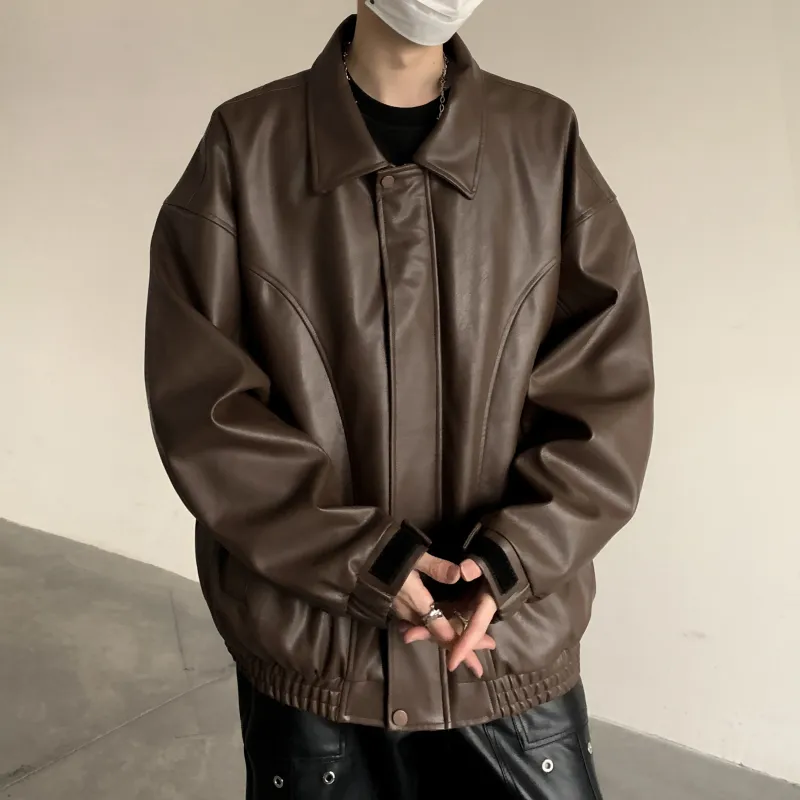 JUNGLE PANDA Leather Jacket Unisex-13