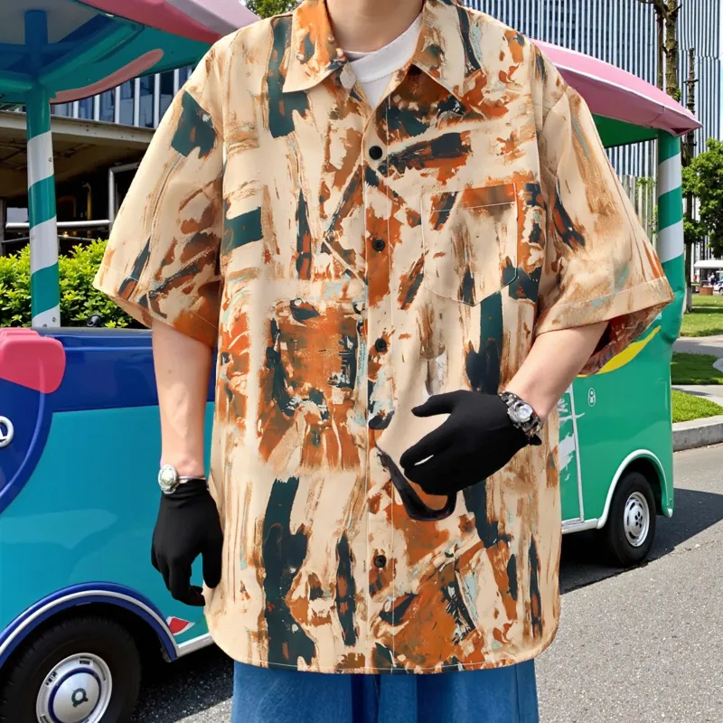 JUNGLE PANDA Shirts Unisex Khaki-3