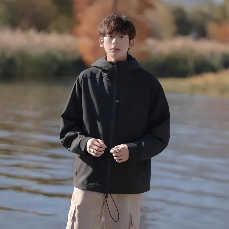 JUNGLE PANDA Water Resistant Windproof Breathable Wear Resistant Warm Windbreaker Jacket Unisex-13