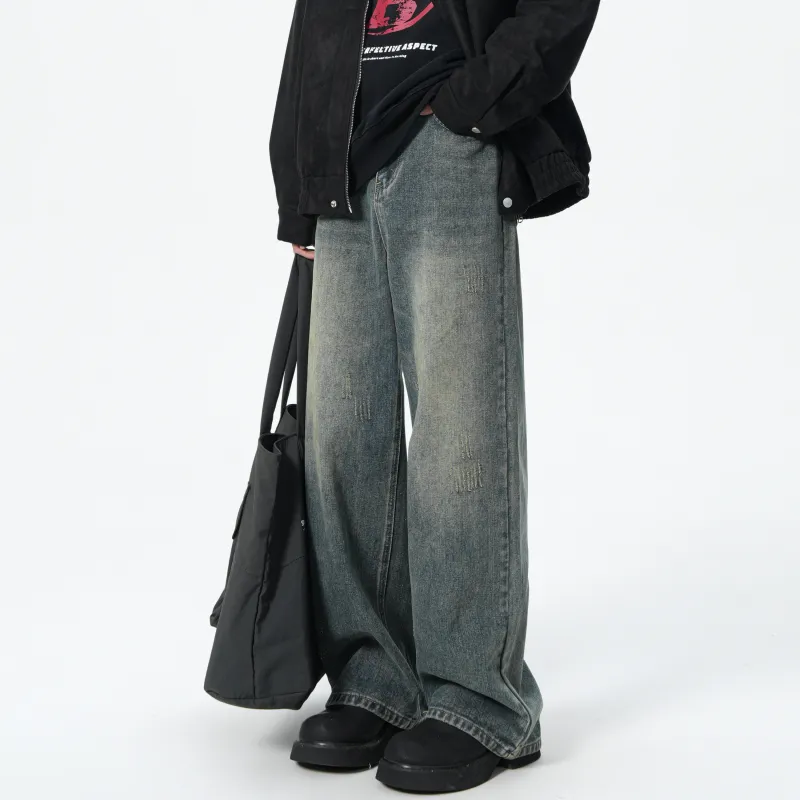 JUNGLE PANDA Jeans Unisex Vintage Blue-2