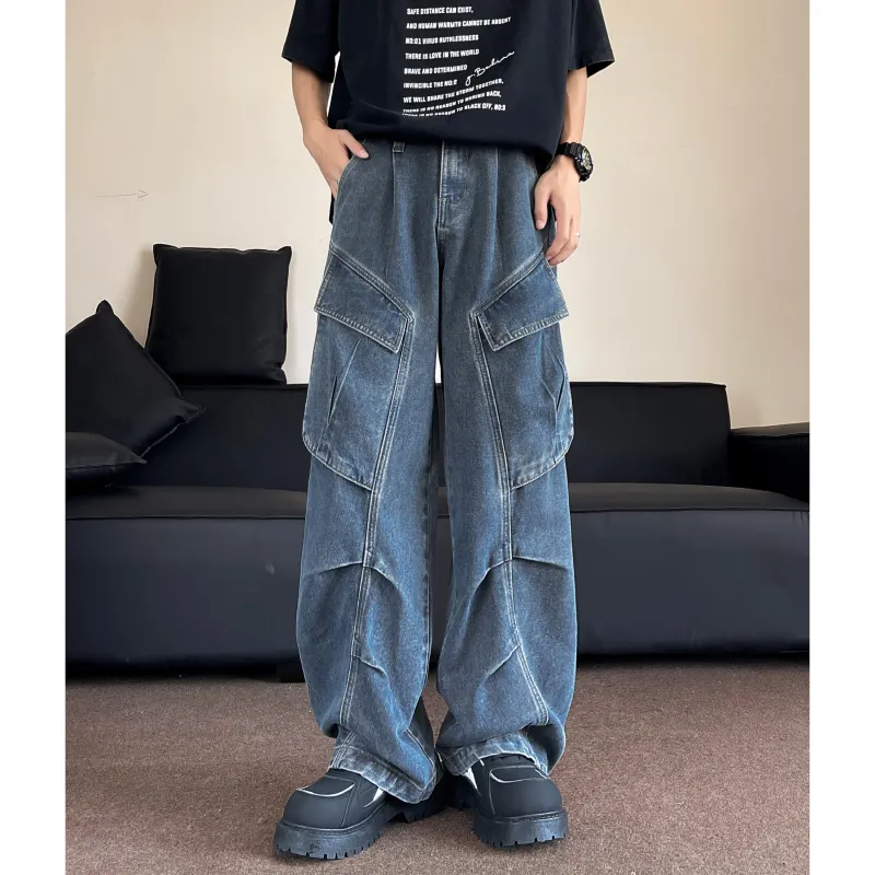 JUNGLE PANDA Jeans Unisex Black-8
