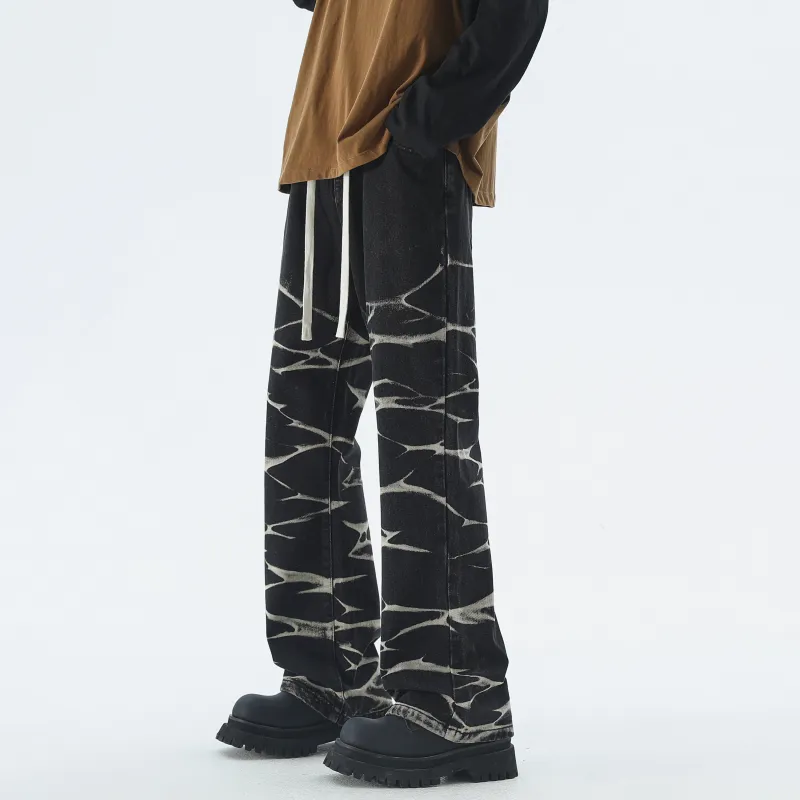 JUNGLE PANDA Jeans Unisex Rusty Red-1