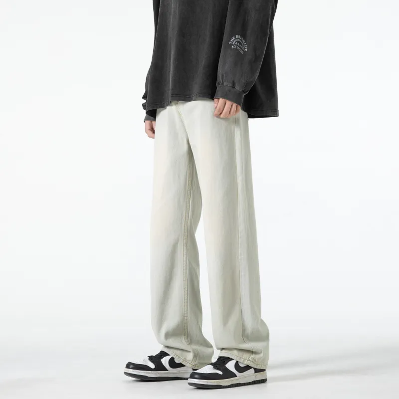 JUNGLE PANDA Jeans Unisex Smoke Gray-17