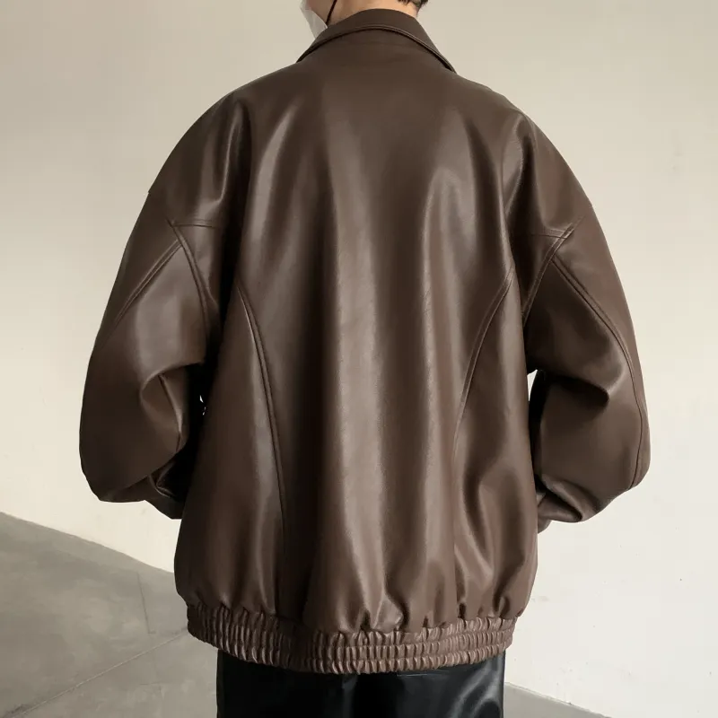 JUNGLE PANDA Leather Jacket Unisex-10