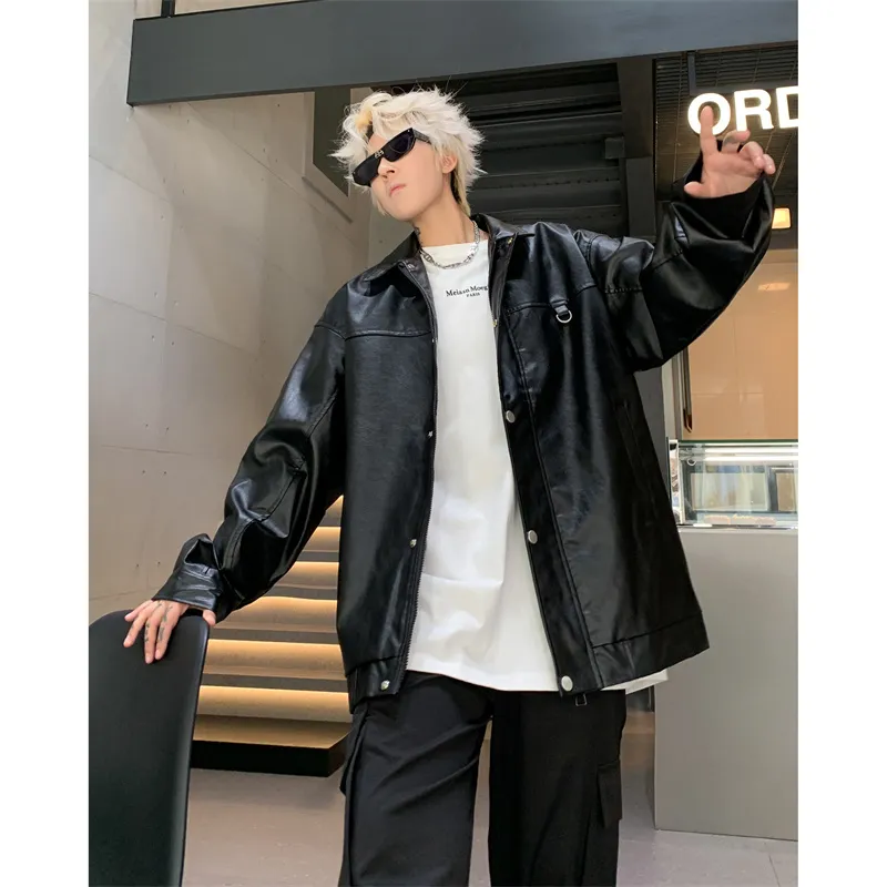 JUNGLE PANDA Leather Jacket Unisex-18