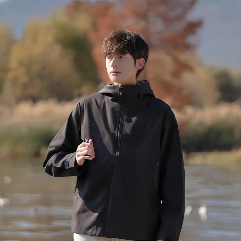 JUNGLE PANDA Water Resistant Windproof Breathable Wear Resistant Warm Windbreaker Jacket Unisex-11