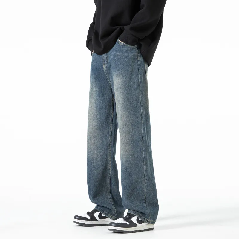 JUNGLE PANDA Jeans Unisex Smoke Gray-11