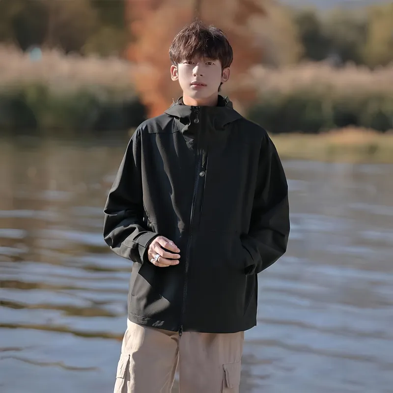 JUNGLE PANDA Water Resistant Windproof Breathable Wear Resistant Warm Windbreaker Jacket Unisex-11