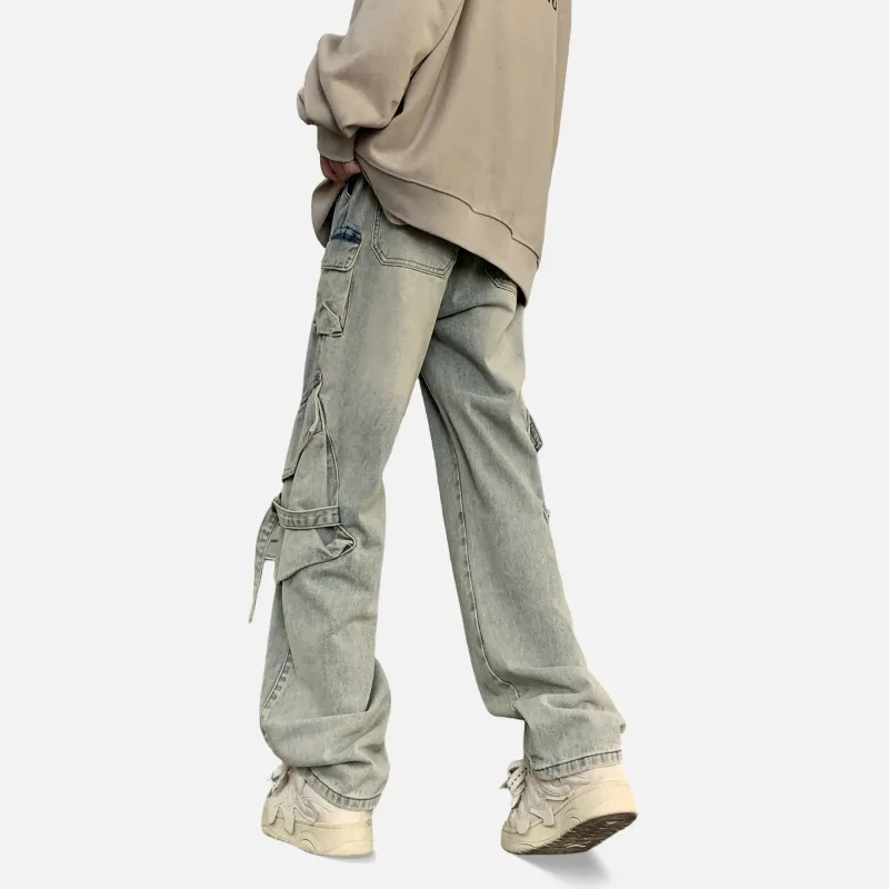 JUNGLE PANDA Jeans Unisex Green-9