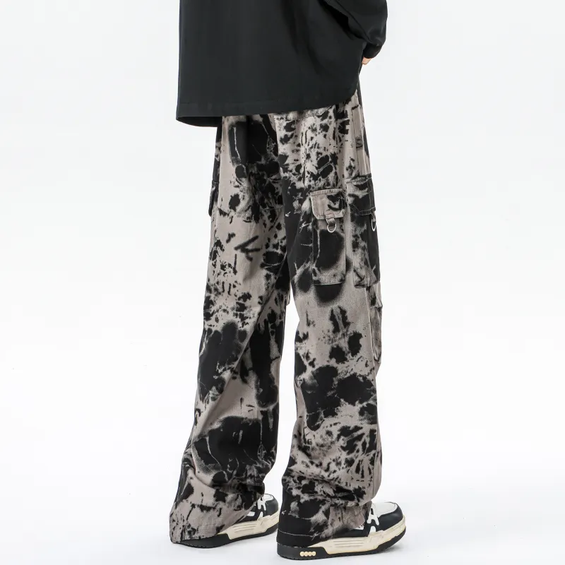 JUNGLE PANDA Cargo Pants Unisex Camouflage-2