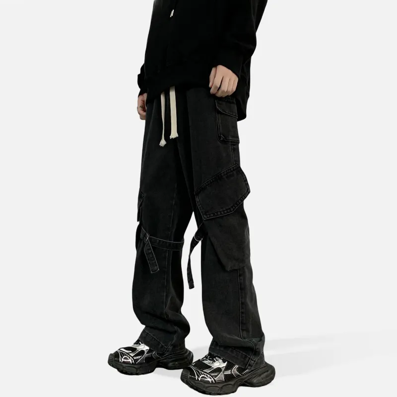 JUNGLE PANDA Jeans Unisex Green-3