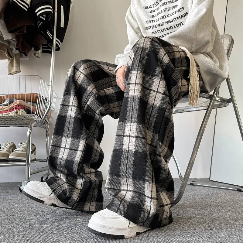 JUNGLE PANDA Casual Pants Unisex Black-7