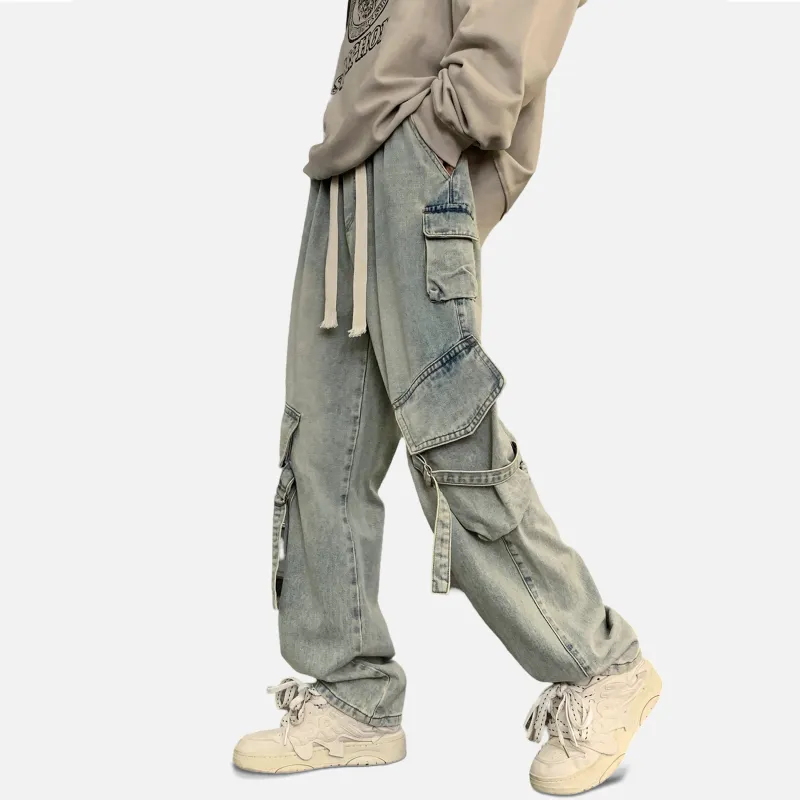 JUNGLE PANDA Jeans Unisex Green-11