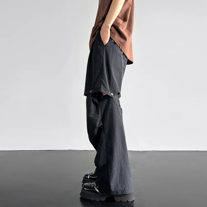 JUNGLE PANDA Knitted Sports Pants Unisex Black-4