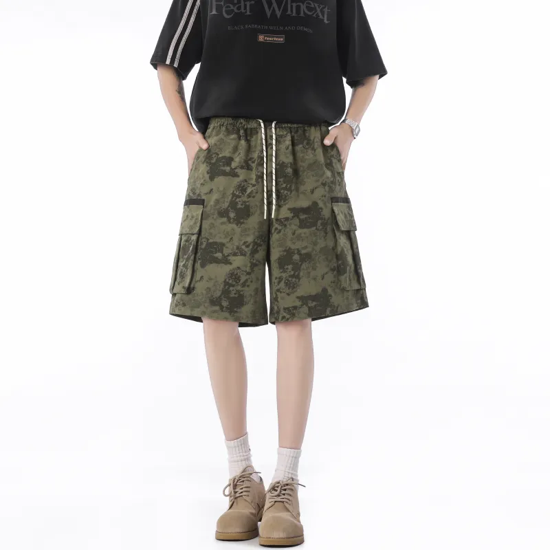 JUNGLE PANDA Cargo Shorts Unisex-16