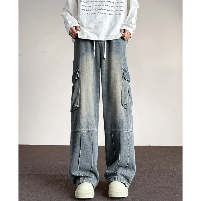JUNGLE PANDA Jeans Unisex Yellow-8