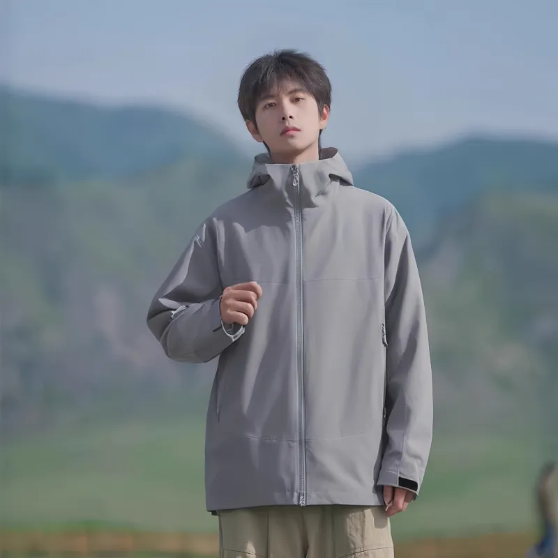 JUNGLE PANDA Water Resistant Windproof Breathable Wear Resistant Warm Windbreaker Jacket Unisex-19