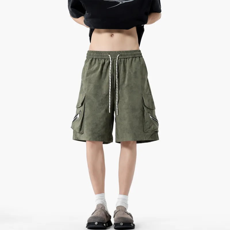 JUNGLE PANDA Cargo Shorts Unisex-14