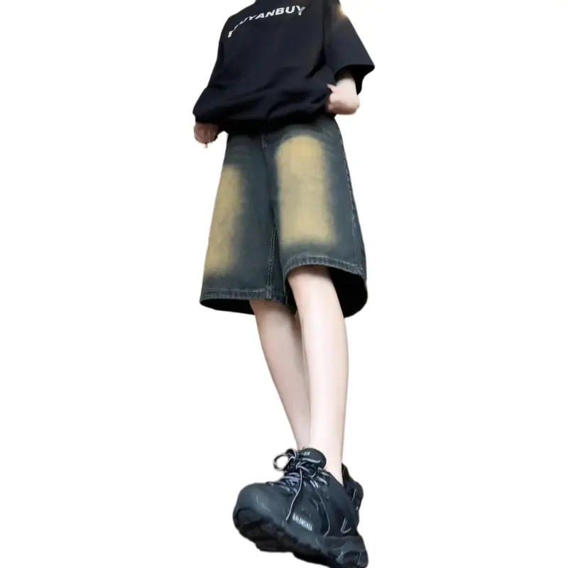 JUNGLE PANDA Denim Shorts Unisex-6