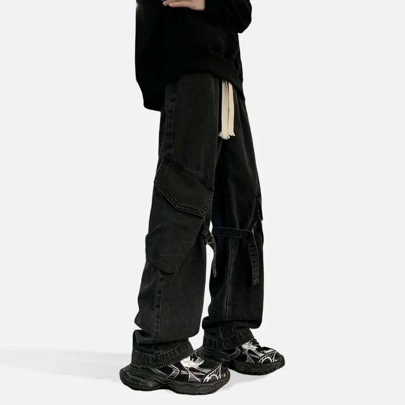 JUNGLE PANDA Jeans Unisex Green-4