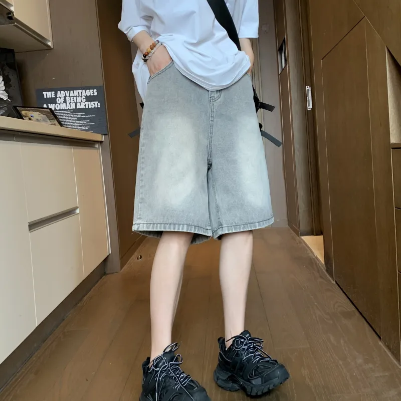 JUNGLE PANDA Denim Shorts Unisex-2