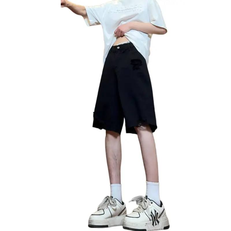 JUNGLE PANDA Denim Shorts Unisex-5