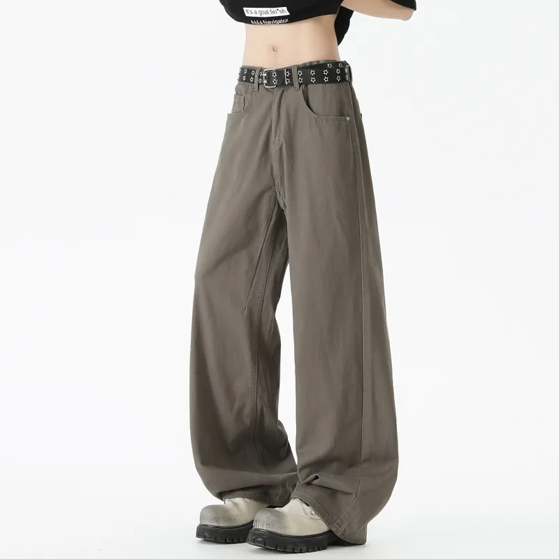 JUNGLE PANDA Jeans Unisex Coffee-6