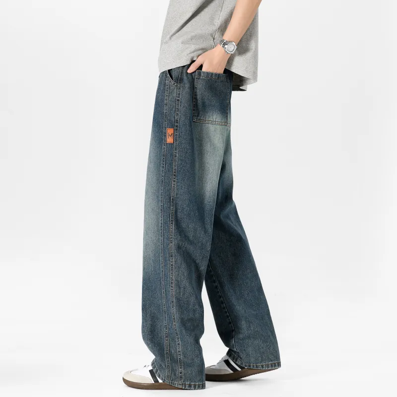 JUNGLE PANDA Jeans Unisex Turquoise Iron Green-4