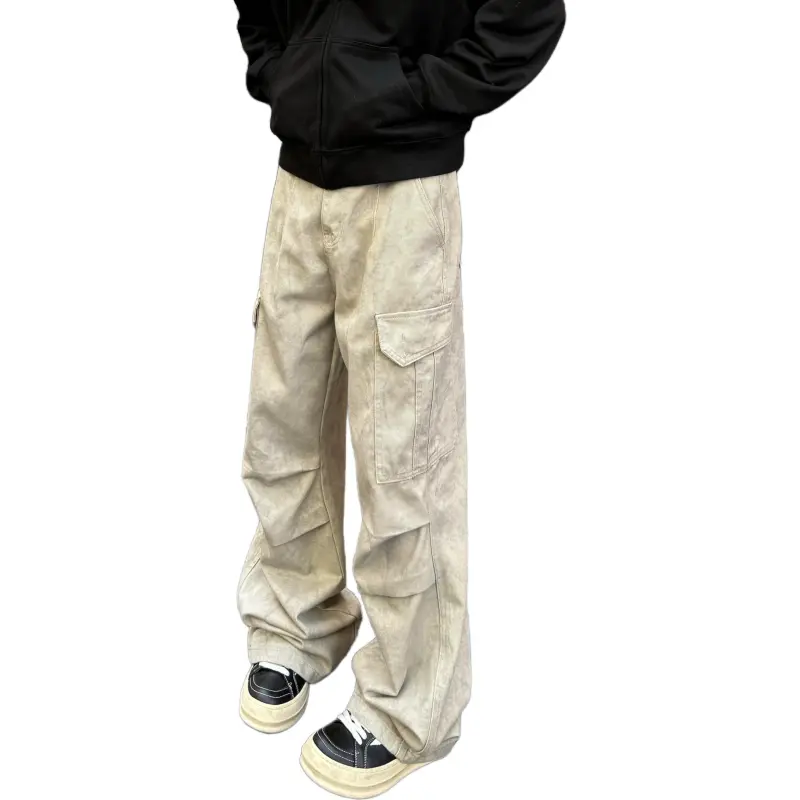 JUNGLE PANDA Jeans Unisex Apricot-1