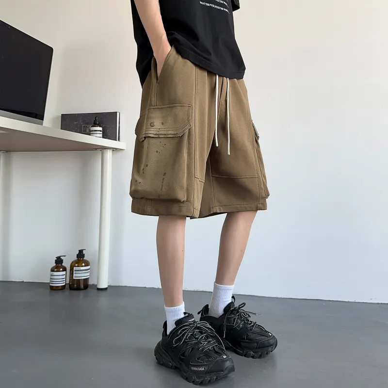 JUNGLE PANDA Cargo Shorts Unisex-3
