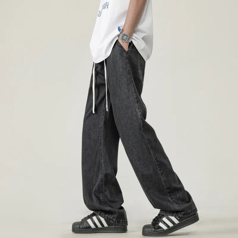 JUNGLE PANDA Jeans Unisex Dark Blue-5