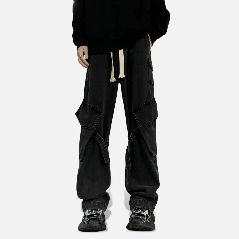 JUNGLE PANDA Jeans Unisex Green-1