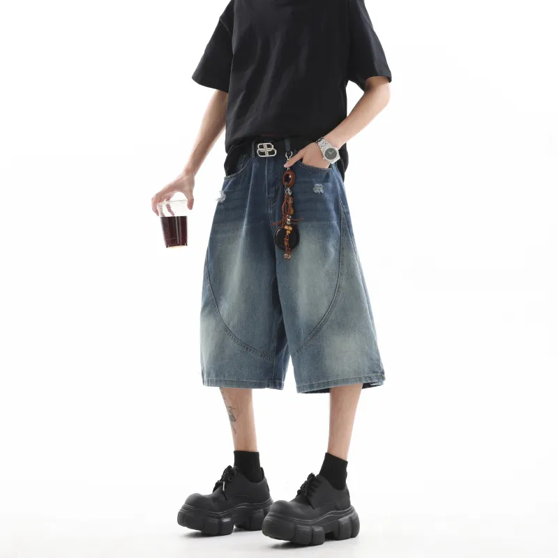 JUNGLE PANDA Denim Shorts Unisex-1