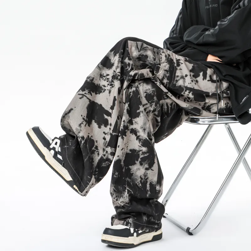 JUNGLE PANDA Cargo Pants Unisex Camouflage-6