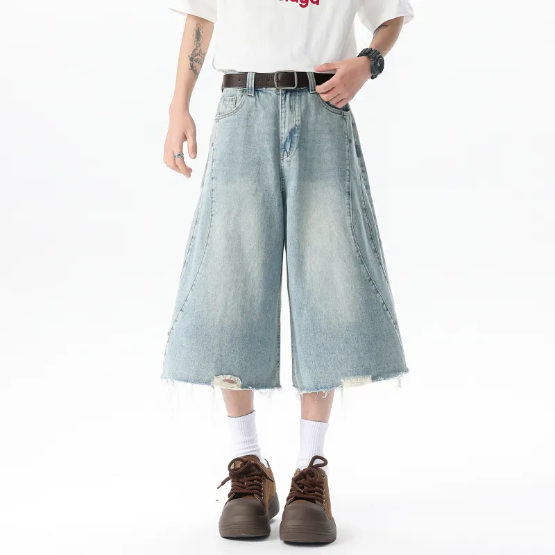 JUNGLE PANDA Denim Shorts Unisex-2