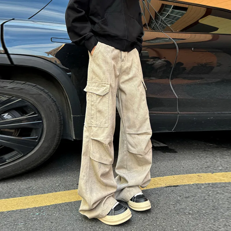 JUNGLE PANDA Jeans Unisex Apricot-6