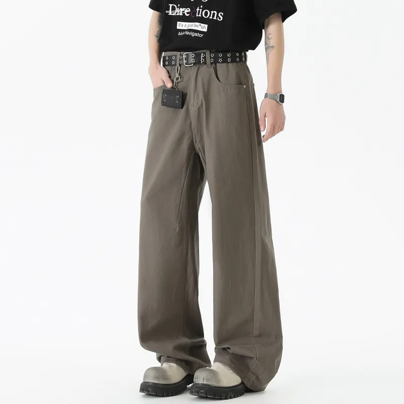 JUNGLE PANDA Jeans Unisex Coffee-1