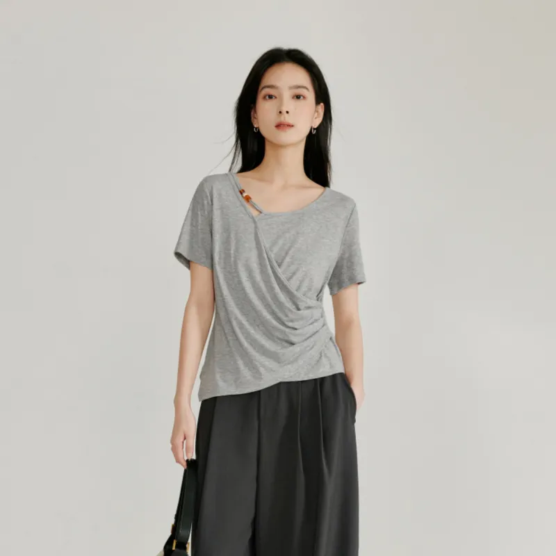 Inman T Shirt Women's Noble Gray-4