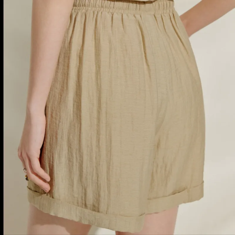Inman Casual Shorts Women's Khaki-3