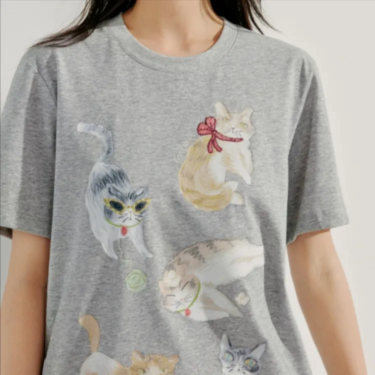 Inman T Shirts Women's Heather Gray-4