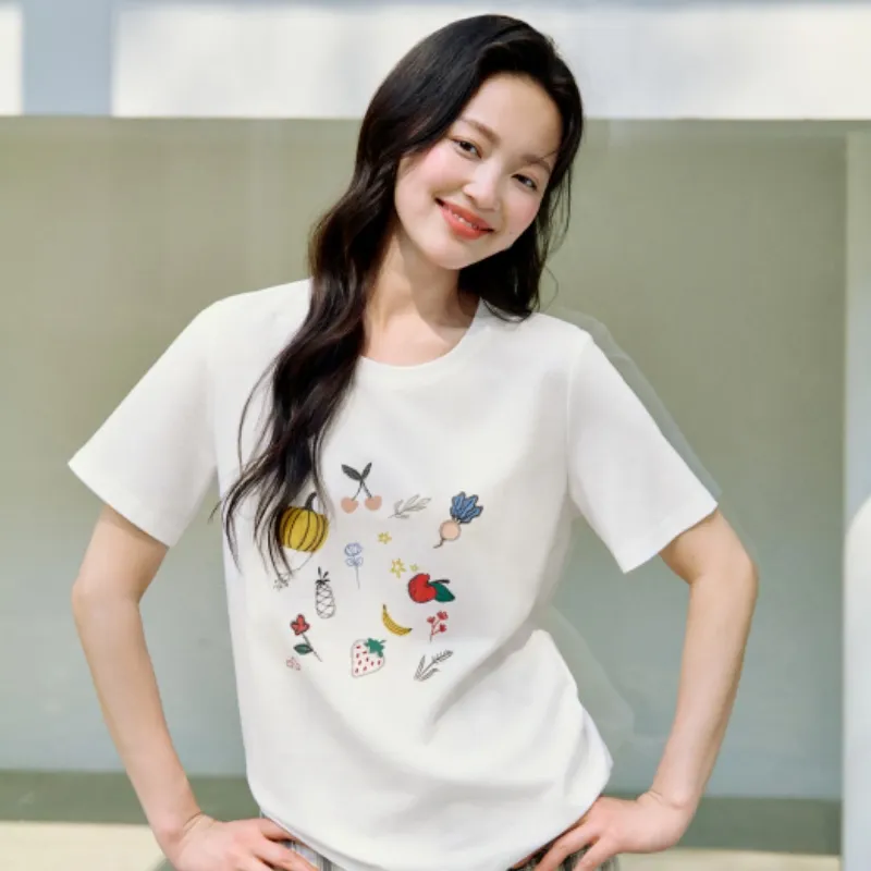 Inman T Shirts Women's Cloud White-3