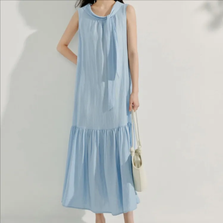 Inman Sleeveless Dress Women's Light Terracotta Blue-2