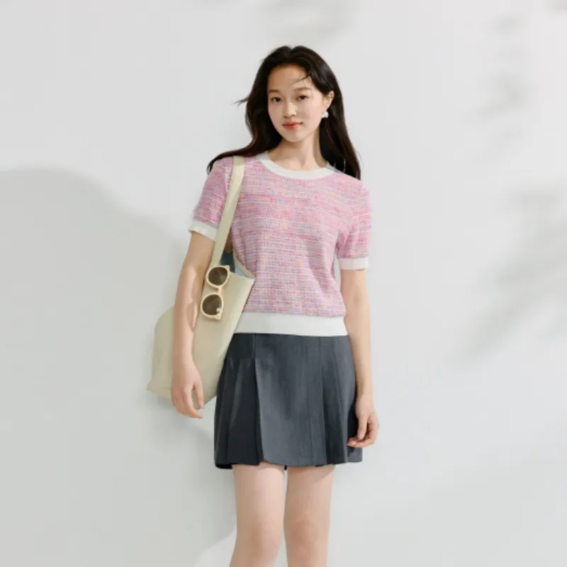 Inman Casual Short Skirts Women's Noble Gray-2