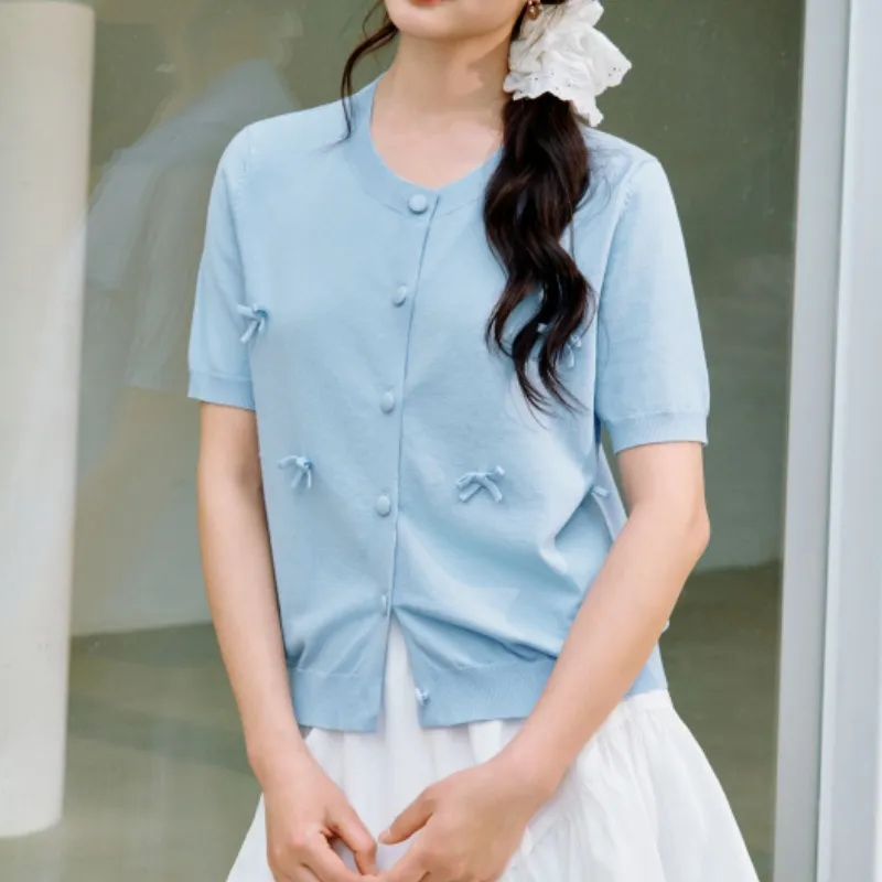 Inman Knitwear Women's Sky Blue-4